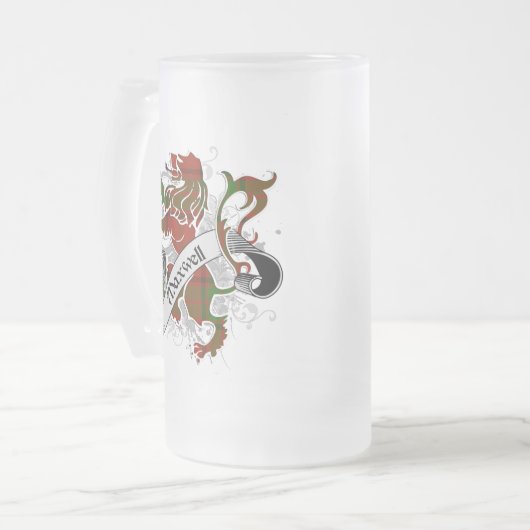Maxwell Tartan Lion Matglas Bierpul (Voorkant links)