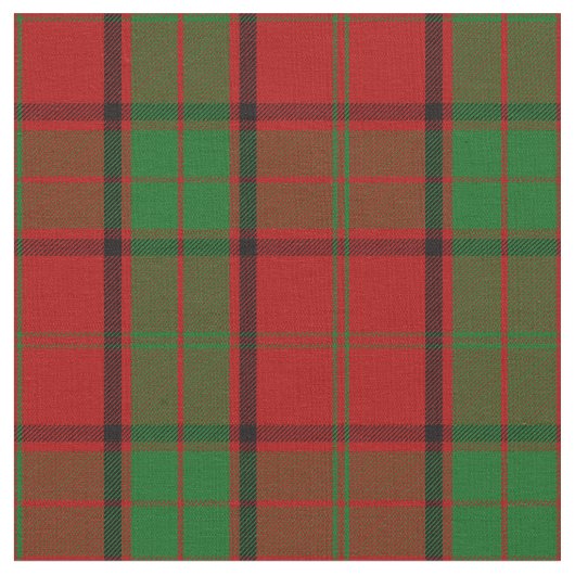 Maxwell Tartan Print Stof (Close Up)