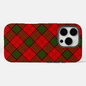 Maxwell tartan rode groene vleid Case-Mate iPhone case (Achterkant (horizontaal))
