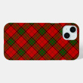 Maxwell tartan rode groene vleid Case-Mate iPhone case (Achterkant (horizontaal))