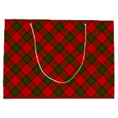 Maxwell tartan rode groene vleid groot cadeauzakje (Achterkant)
