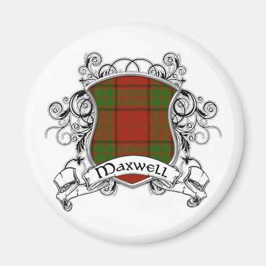 Maxwell Tartan Shield Magneet (Voorkant)