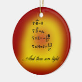 Maxwell-vergelijkingen Keramisch Ornament (Links)