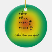 Maxwell-vergelijkingen Keramisch Ornament (Achterkant)