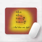 Maxwell-vergelijkingen Muismat (Met muis)