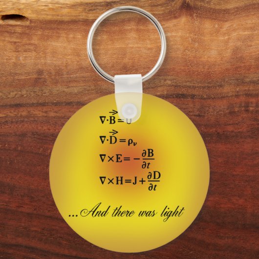 Maxwell-vergelijkingen Sleutelhanger (Voorkant)
