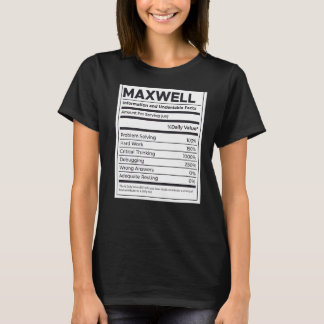Maxwell Voeding Informatie Probleem Oplossen Hard T-shirt
