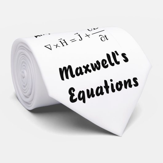Maxwell's vergelijkingen stropdas (Opgerold)