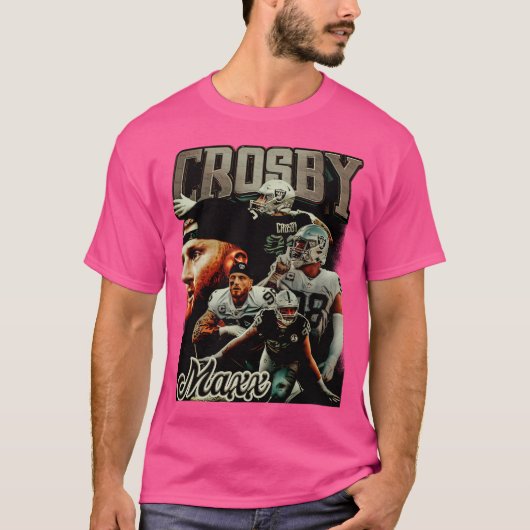 Maxx Crosby Retro Bootleg Retro Bootleg T-shirt (Voorkant)