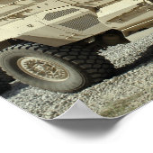 MaxxPro-mijnbestendig motorvoertuig tegen hinderla Poster (Hoek)