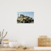 MaxxPro-mijnbestendig motorvoertuig tegen hinderla Poster (Keuken)