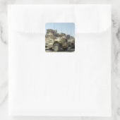 MaxxPro-mijnbestendig motorvoertuig tegen hinderla Vierkante Sticker (Tas)