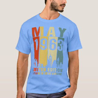 May 1963 Limited Edition, 60 jaar Geweldige T-shirt