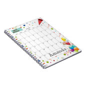 May 2022 Calendar Happy Birthday Notitieboek (Rechterzijde)