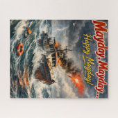 May a happy Mayday jigsaw puzzle nautical storm an Legpuzzel (Horizontaal)