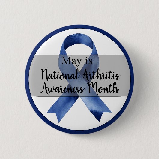 May Arthritis Awareness Month Ronde Button 5,7 Cm (Voorkant)