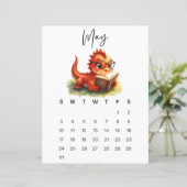 May Baby Dragon Sweet Fantasy Monthly Calendar (Staand voorkant)