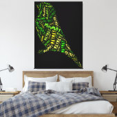 May Bird Canvas Afdruk (Insitu (Slaapkamer))