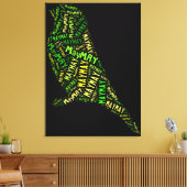 May Bird Canvas Afdruk (Insitu (Woonkamer))