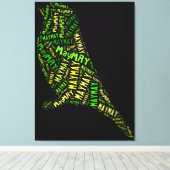 May Bird Canvas Afdruk (Insitu (Houten vloer))