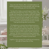 May Birth Flower Birthday Card | Lily of the Valle Kaart