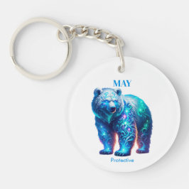 May Birth Month Spirit Animal Beer Sleutelhanger