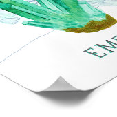 May Birthday Emerald and Lily of the Valley Poster (Hoek)