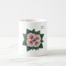 May Birthday Hawthorn Bloom: gepersonaliseerde blo