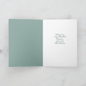 May Birthday Kaart, Lily of the Valley Birth Flowe Kaart (Binnen)