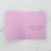 May Birthday Lily Birth Month Flower Kaart (Binnen)