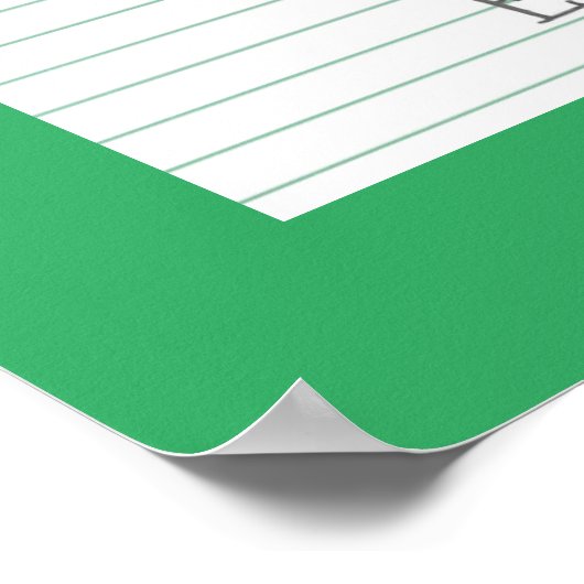 May Birthstone Emerald 18x24 Artwork Poster (Hoek)