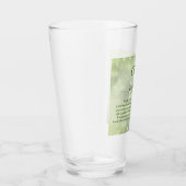 May Birthstone Emerald design Glas (Rechts)