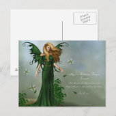 May Birthstone Fairy Briefkaart (Voorkant / Achterkant)