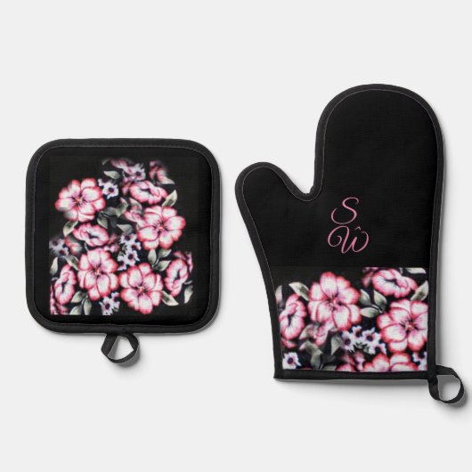 May Bloom Ovenwant & Pannenlap Set (Voorkant)