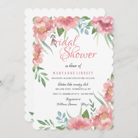 May Blooms #2 Uitnodiging (Voorkant / Achterkant)