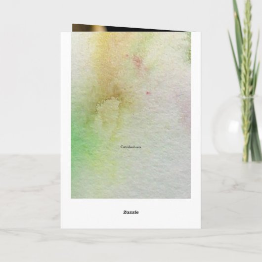 May Blooms Moederdag Kaart (Achterkant)