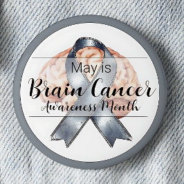 May Brain Cancer Awareness Month Ronde Button 5,7 Cm