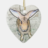 May Bunny Keramisch Ornament (Rechts)