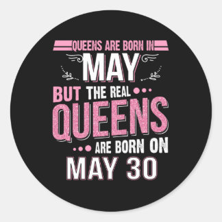 May Cft | Mei de Real Queens 30 mei Ronde Sticker
