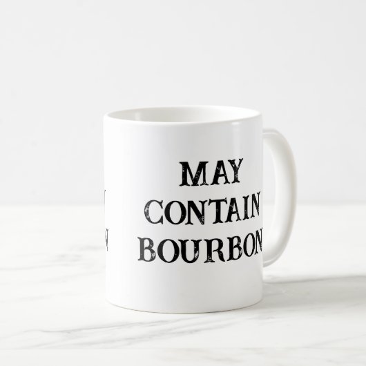 may contain bourbon funny koffiemok (Voorkant rechts)