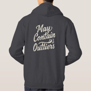 May Contain Outliers Data Heren Hoodie - Donker