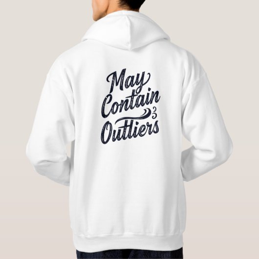 May Contain Outliers Data Hoodie - Licht (Achterkant)
