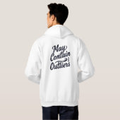 May Contain Outliers Data Hoodie - Light (Achterkant volledig)