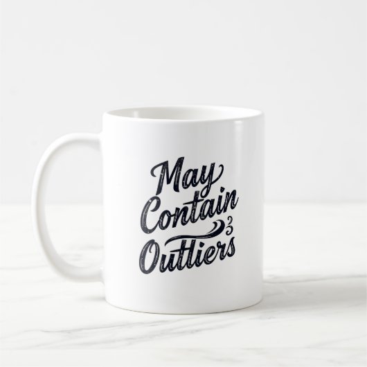 May Contain Outliers Mug Koffiemok (Links)