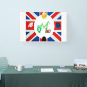 May Day (Dag van de Arbeid) - Brits thema Spandoek (Beurs)