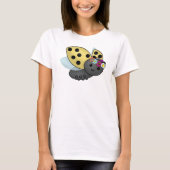 May Day Ladybug met ventilatorkettinghoofdband T-shirt (Voorkant)