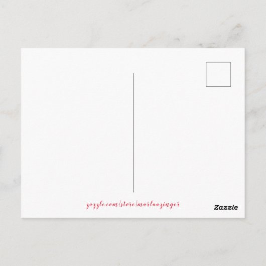 May Day Pole Briefkaart (Achterkant)