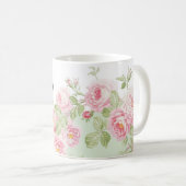 May Day Summer Rozen basilicum stripe Koffiemok (Voorkant rechts)