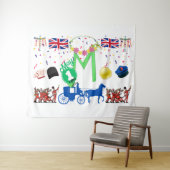 May Day (Verenigd Koninkrijk) Tapestry by Kriyas C Wandkleed (In Situ (horizontaal))