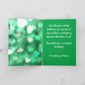 May Emerald Birthstone Verjaardag Kaart (Binnen)